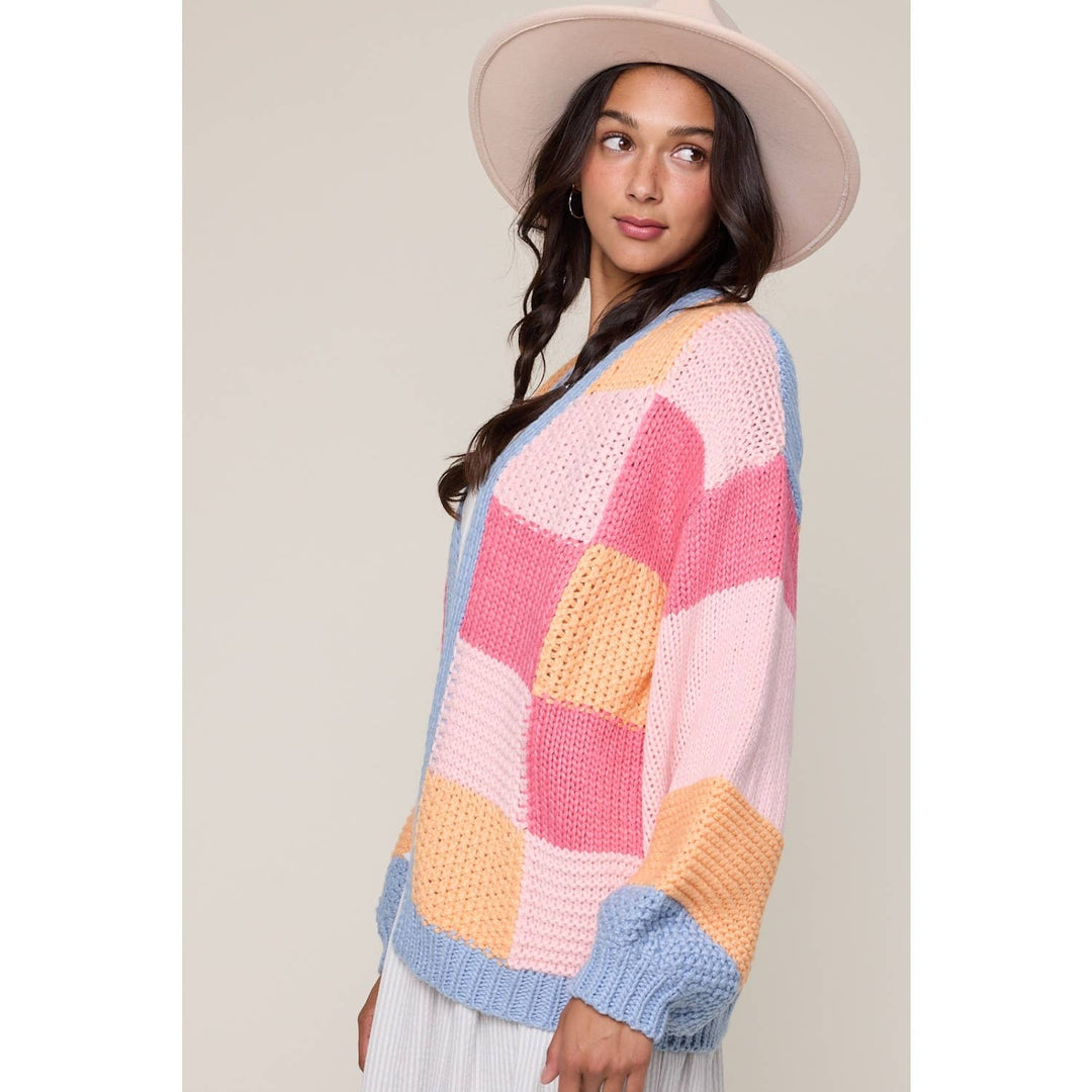 Colorblock quinn cardi