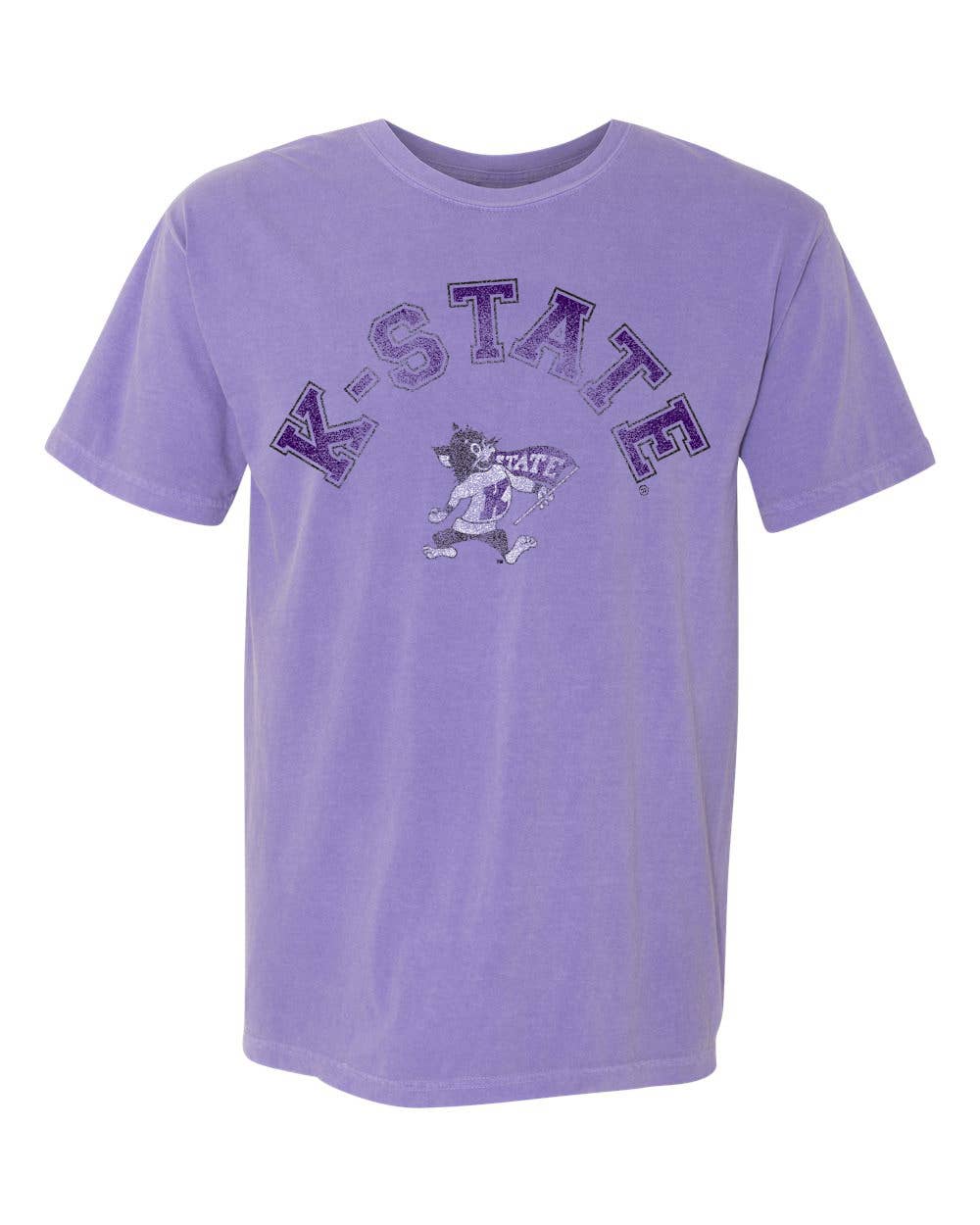 Kansas State University Wildcats Mega Arch Violet CC Tee: S