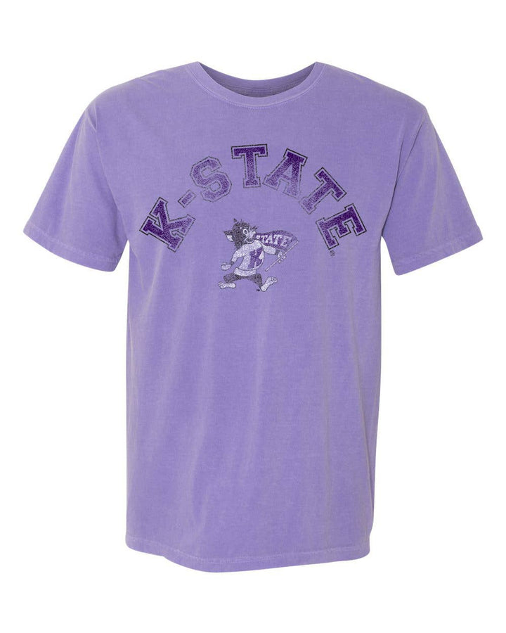 Kansas State University Wildcats Mega Arch Violet CC Tee: S