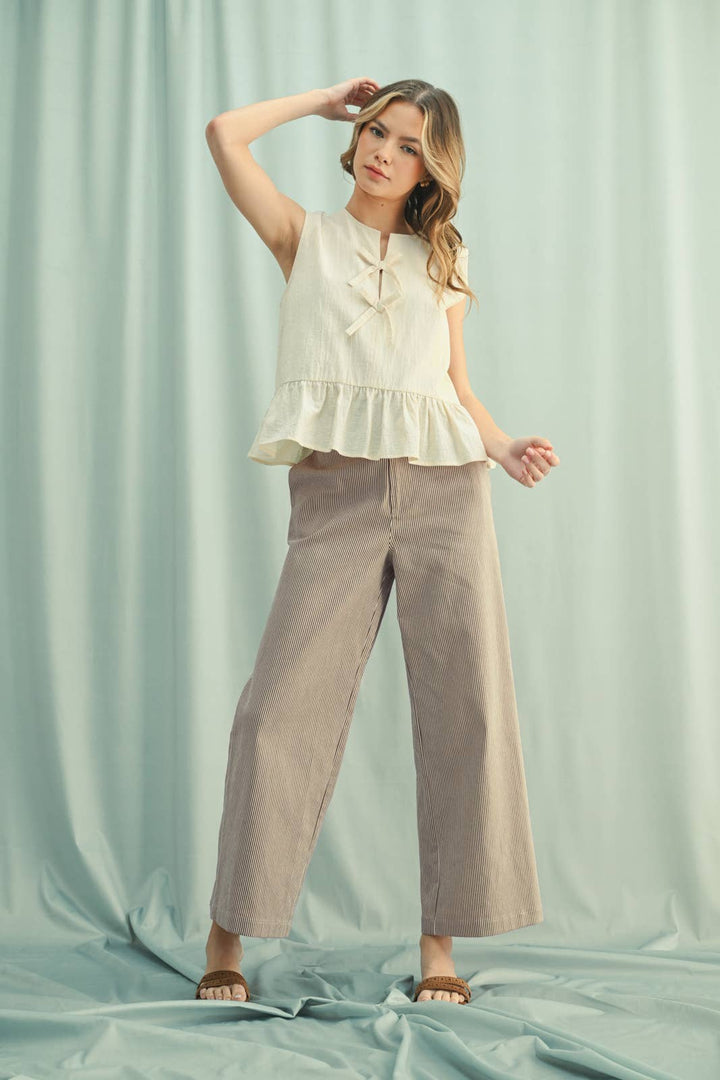 Bow Peep Peplum top