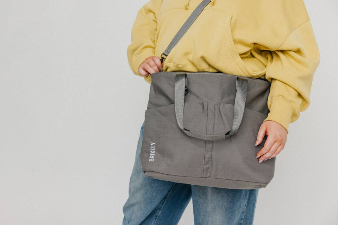 Gray Brixley Tote Bag