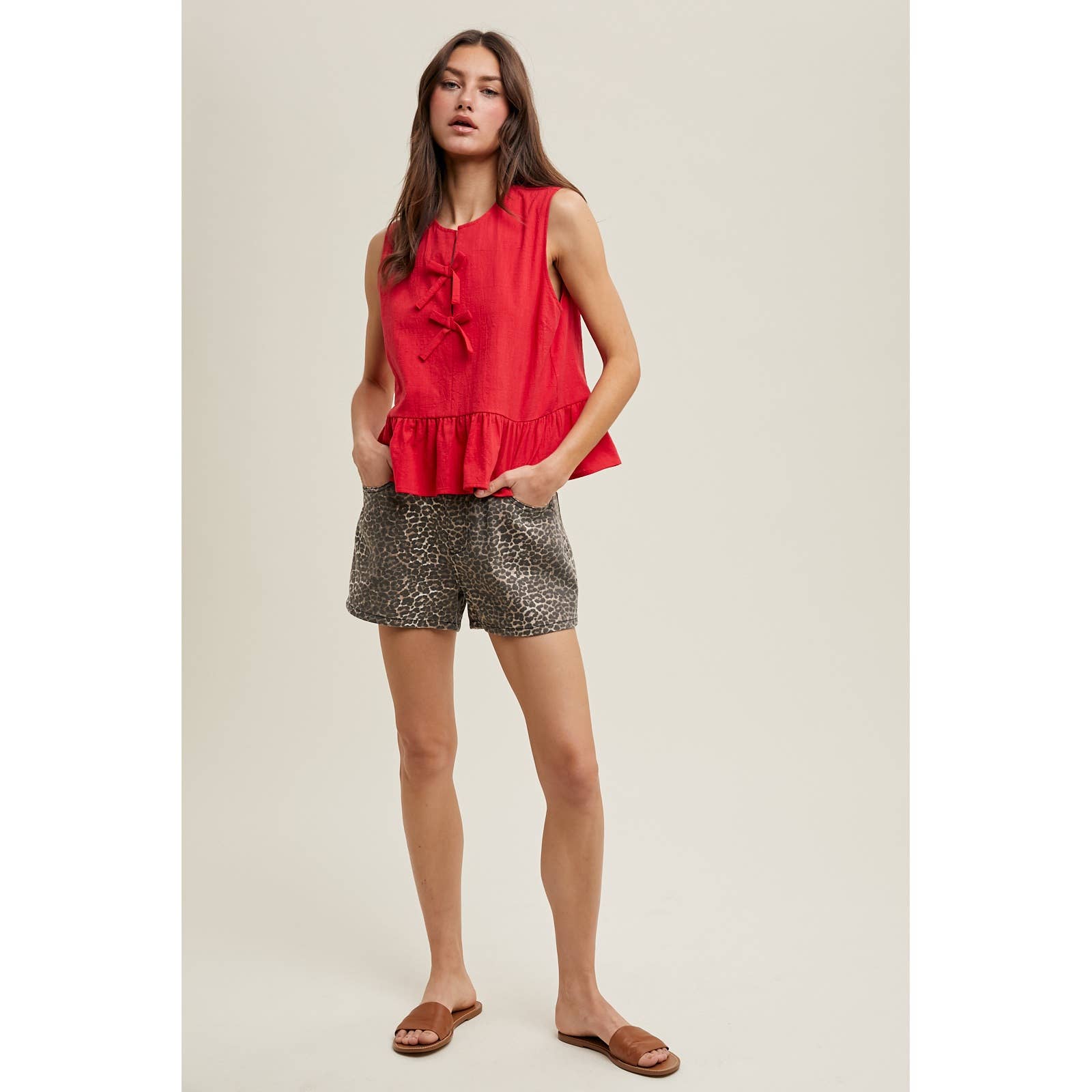 Leopard Denim Shorts – Onyx Native