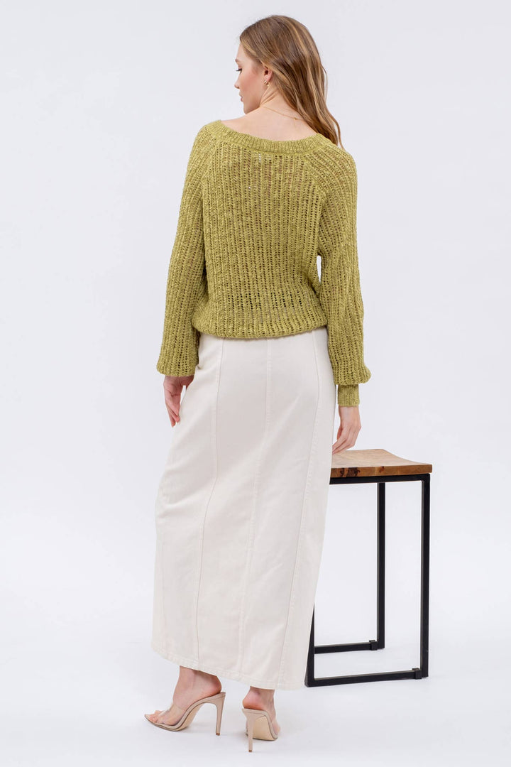 Grandma's Green Cardi