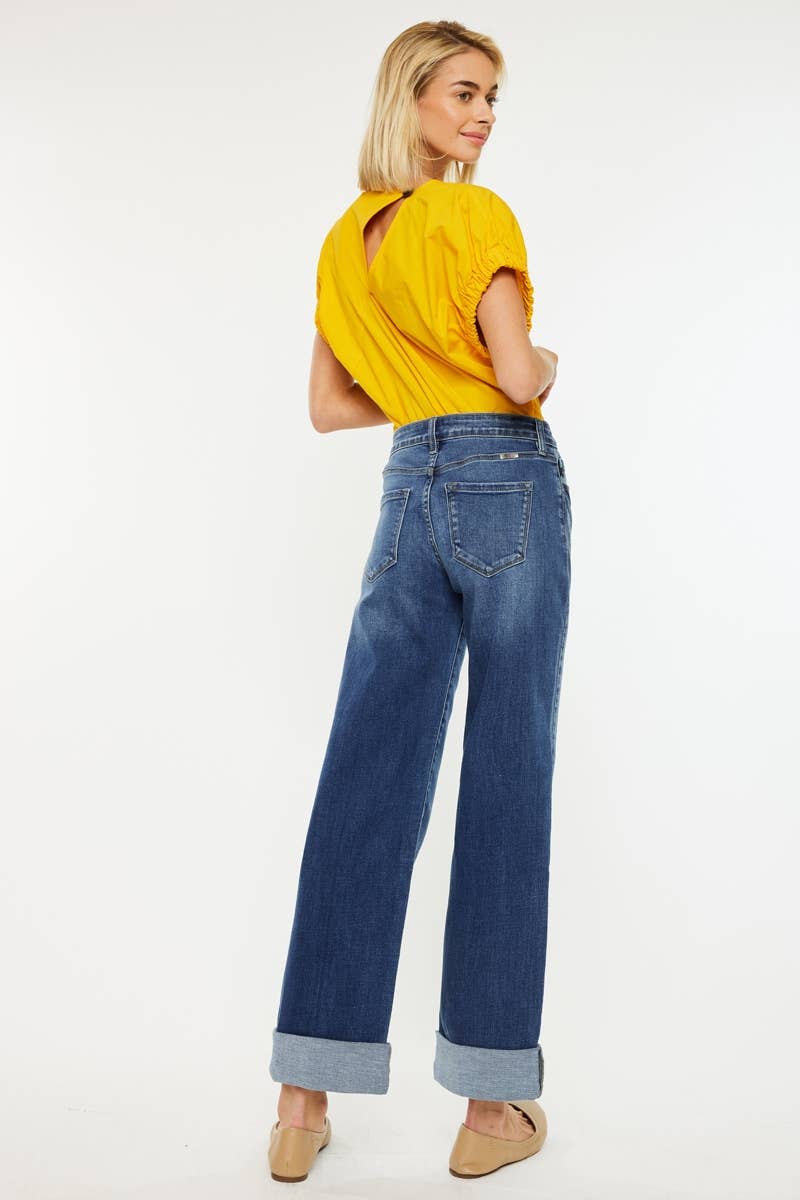 Kancan High-Rise Jeans with Cuff