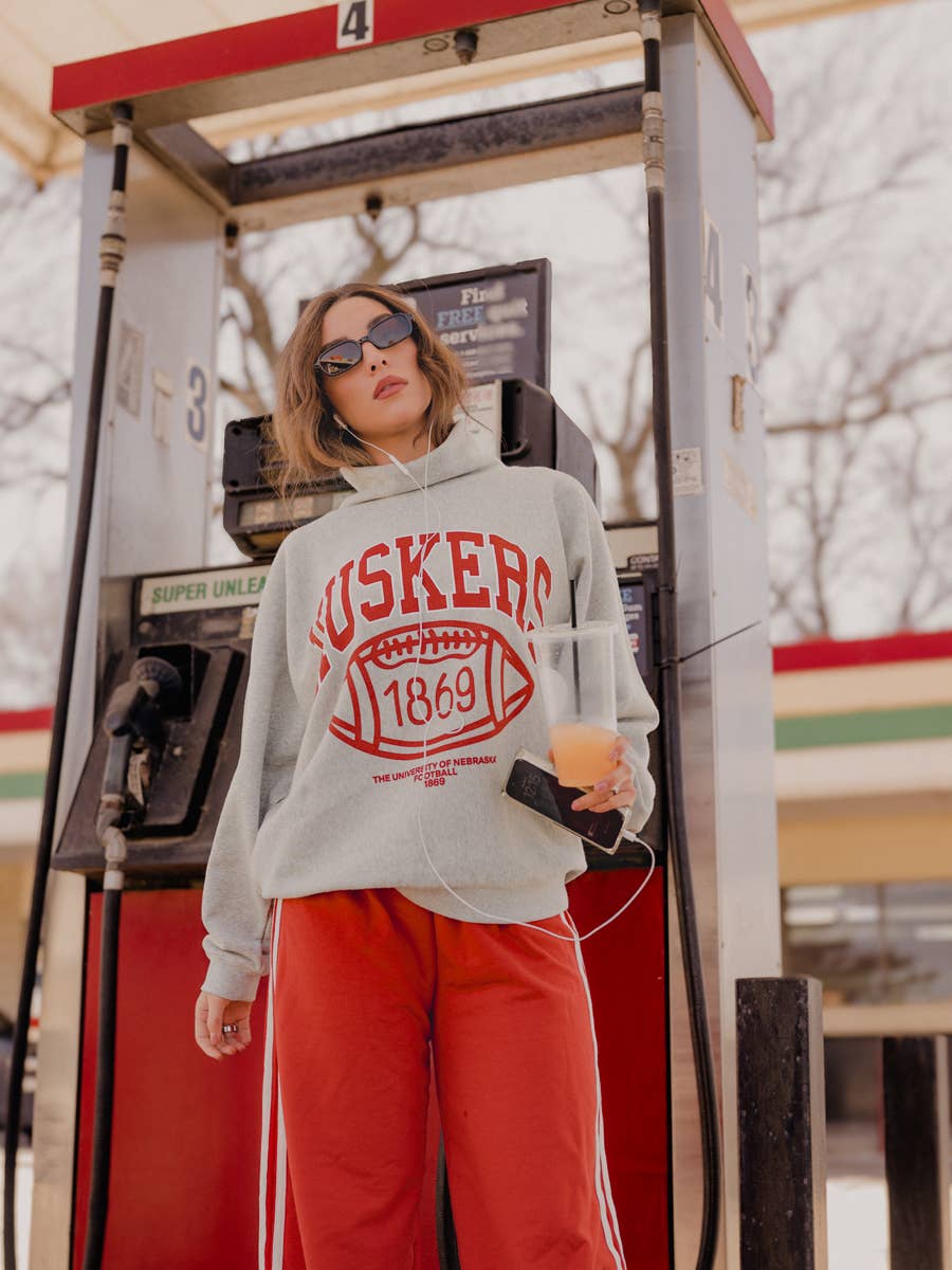 Huskers Roll Neck Sweatshirt