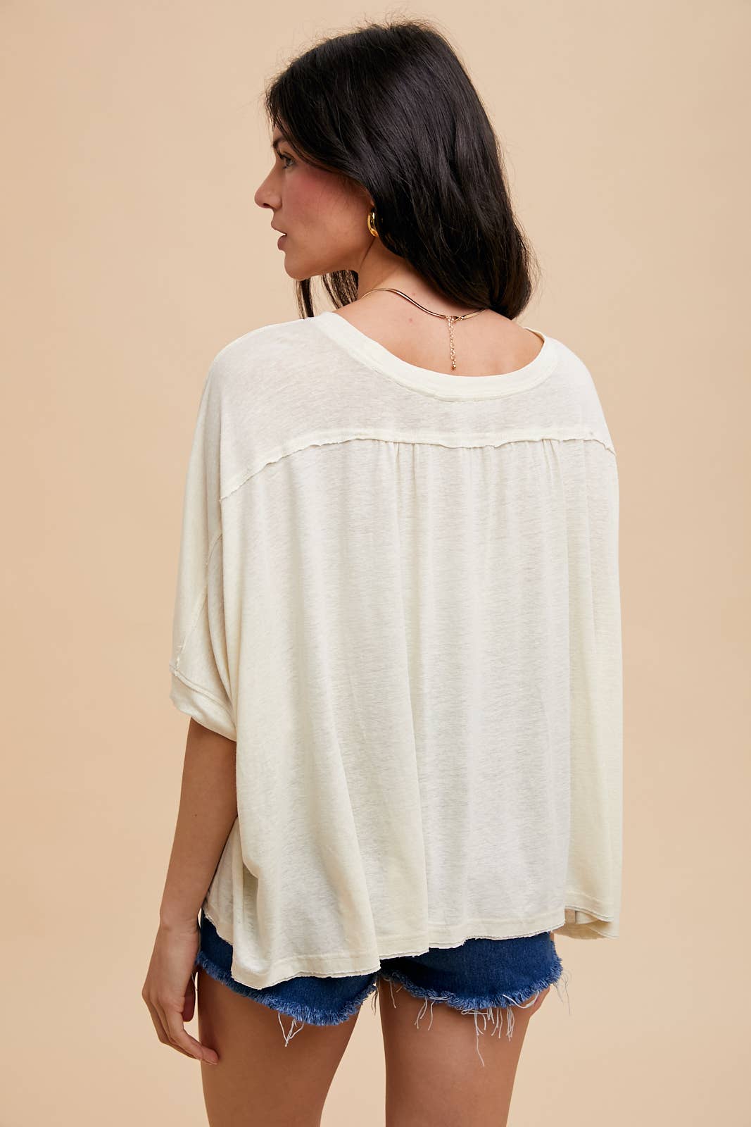 EMMY EMBROIDERED OVERSIZED TSHIRT