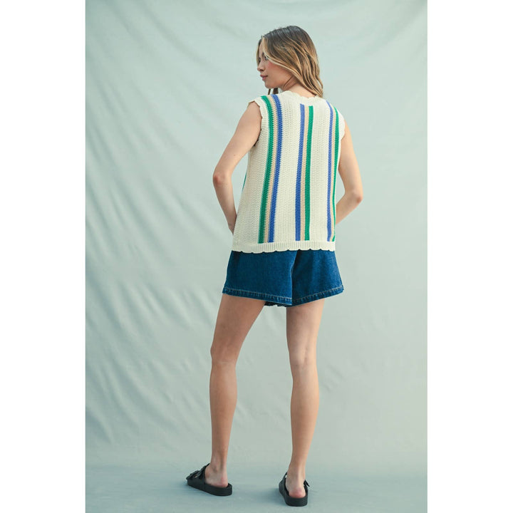 Malibu Striped Vest