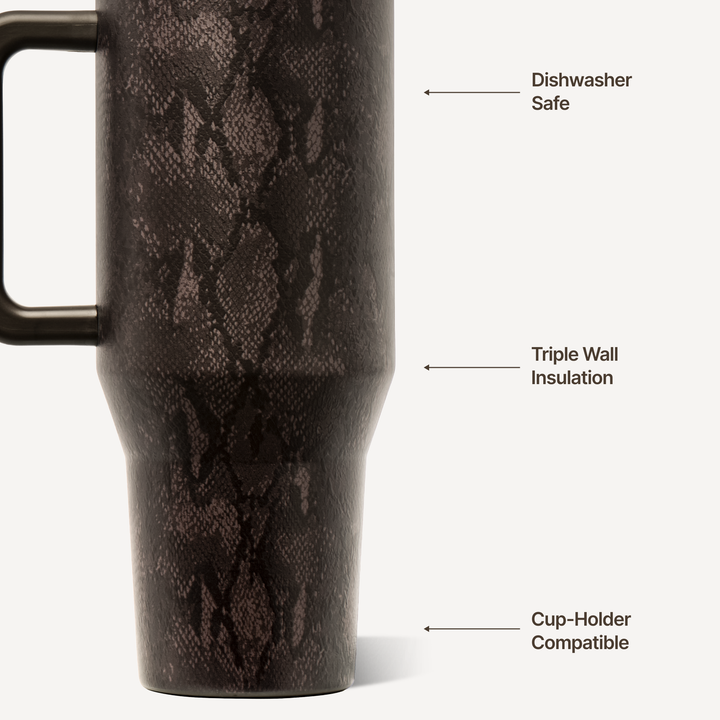 Snakeskin HydroJug 40 oz Traveler Tumbler
