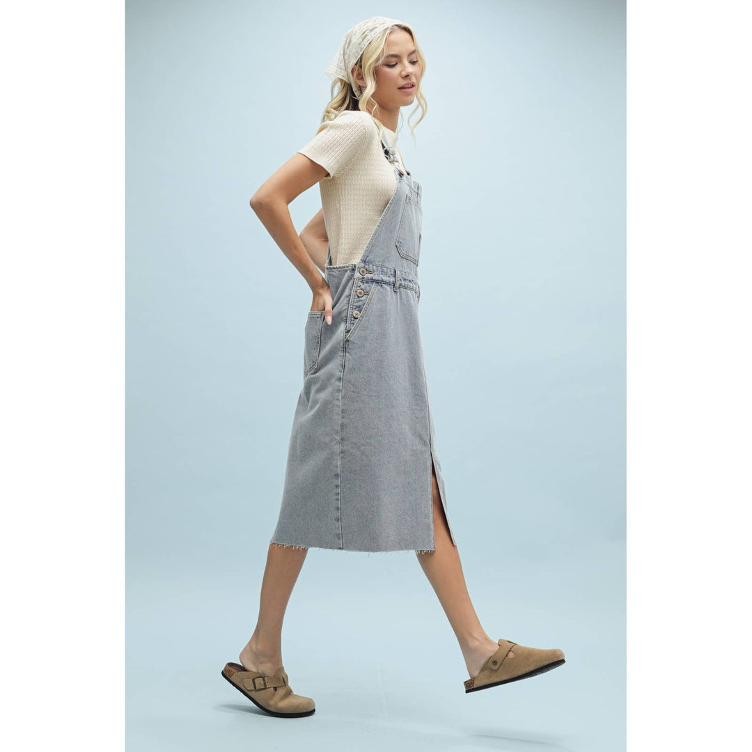 DENIM MIDI SKIRTALL
