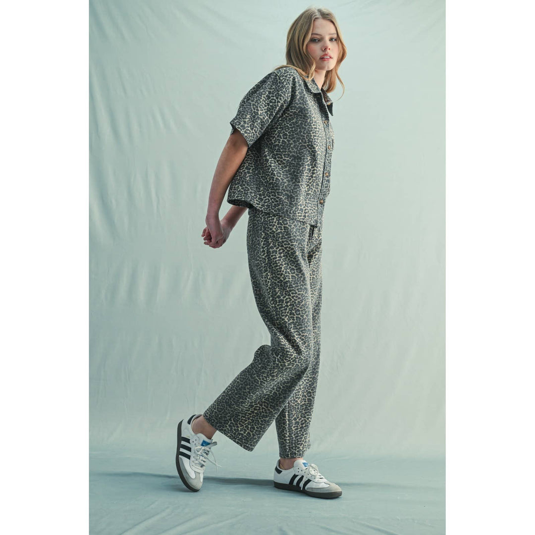 Eliza thornberry leopard top