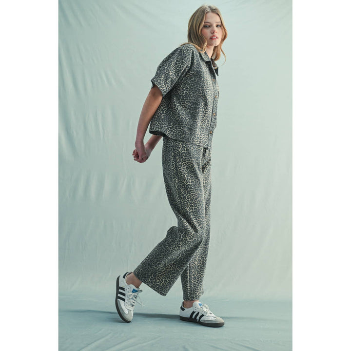 Eliza thornberry leopard top