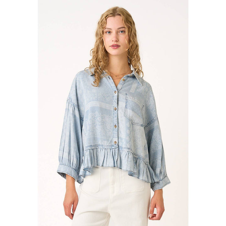 Paisley Anne Chambray top