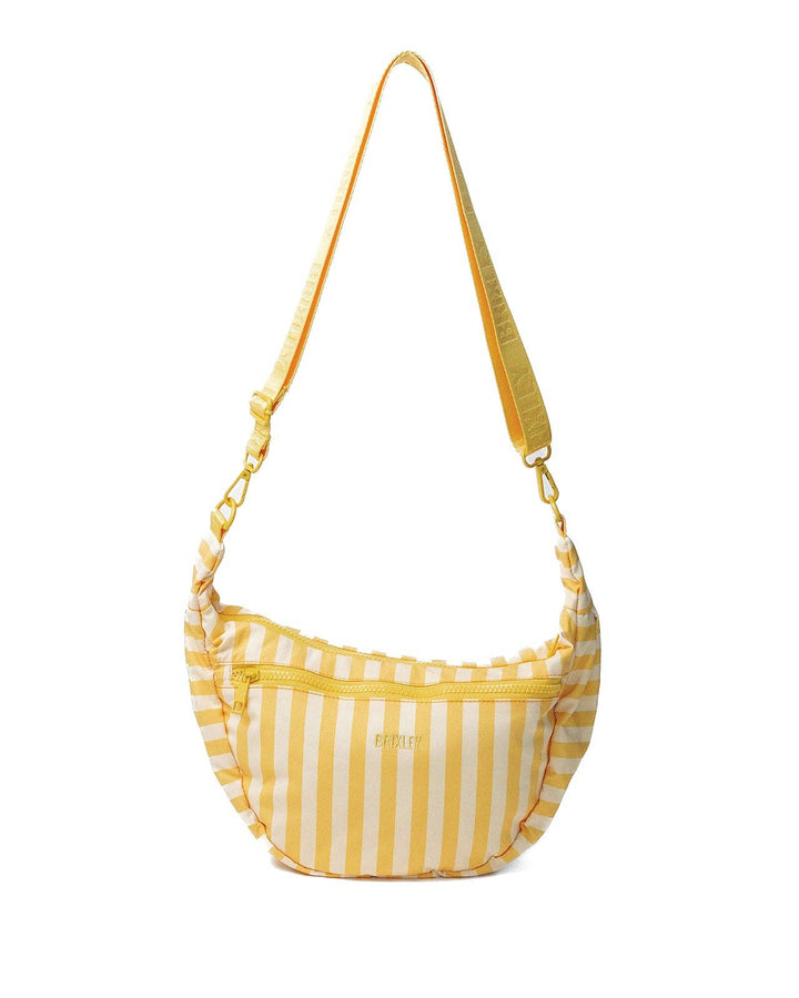 Sunbeam Stripe Crescent Bag|Brixley