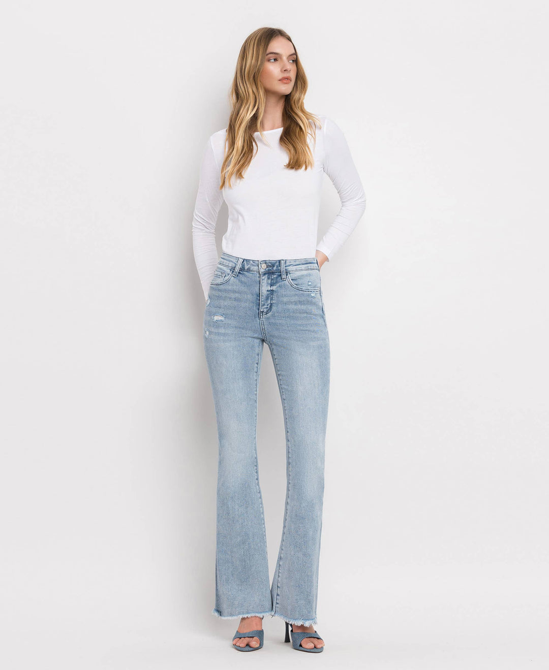 Claire High Rise Classic Flare Jeans