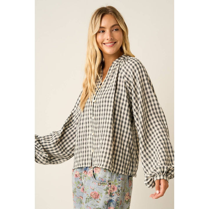 Bentley Gingham Blouse