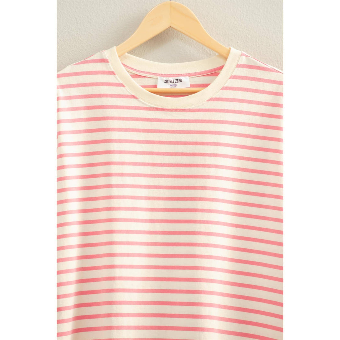 Jennie Oversized stripe basic tee