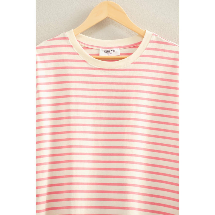 Jennie Oversized stripe basic tee