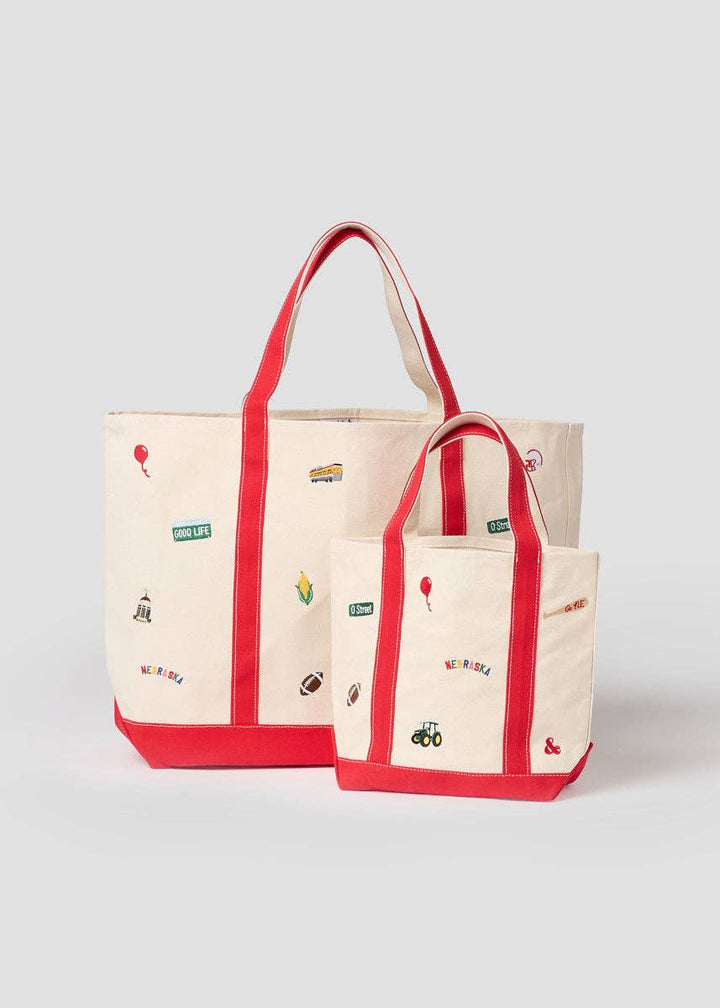 Nebraska Icons Small Tote