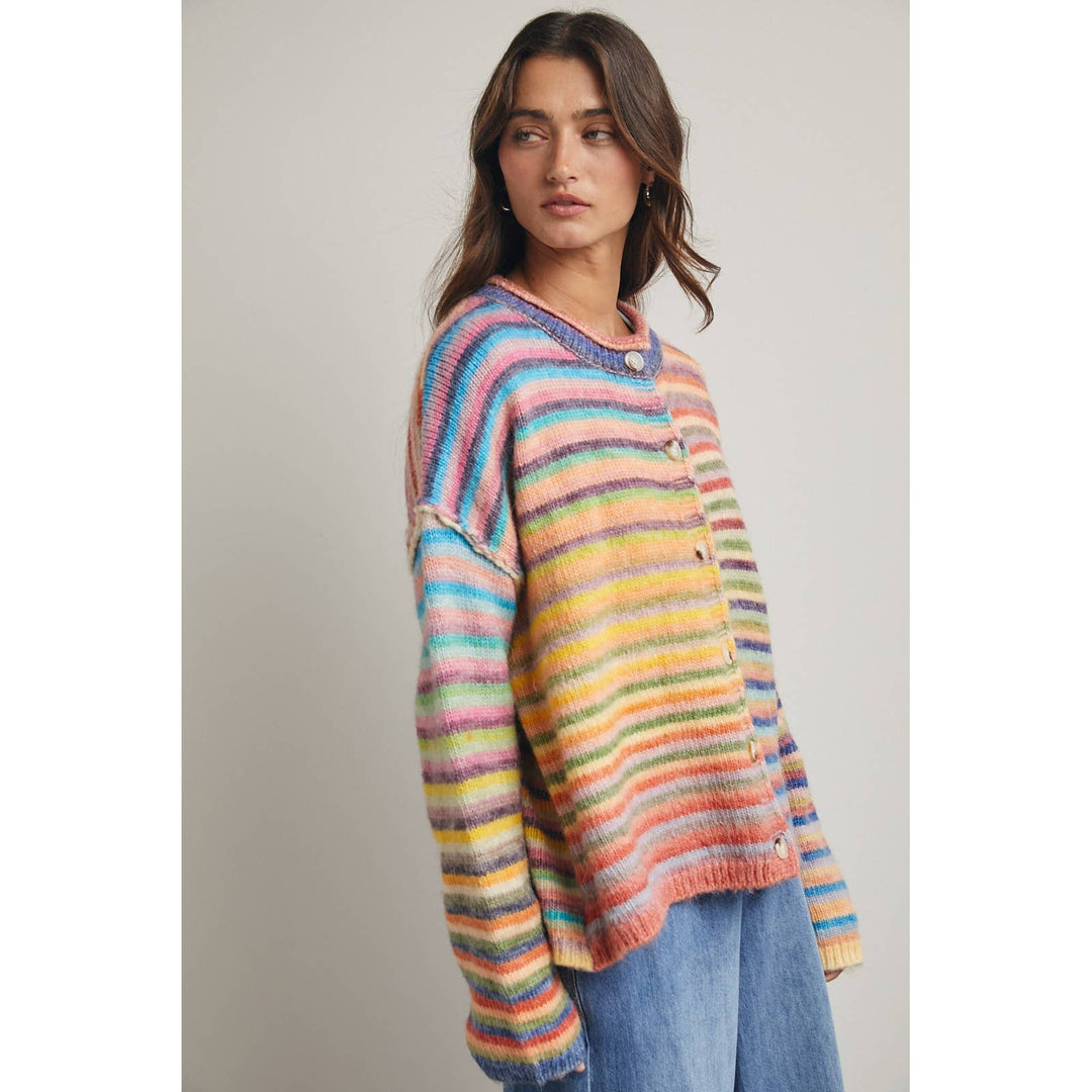 Judy Rainbow Cardigan