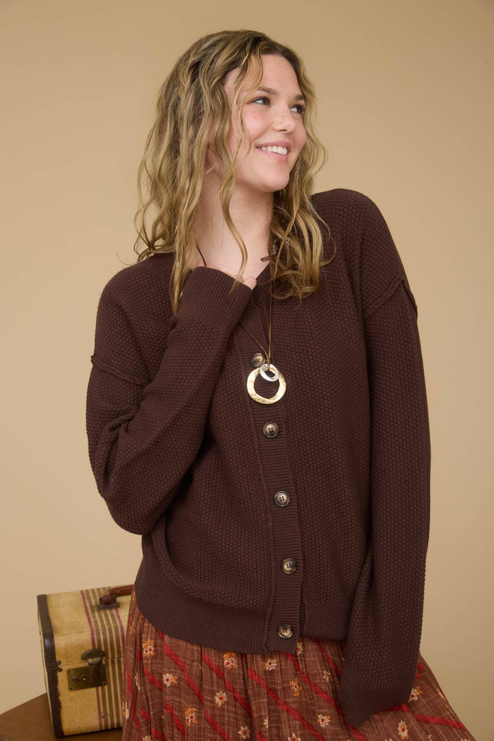 Chocolate Point Cardigan