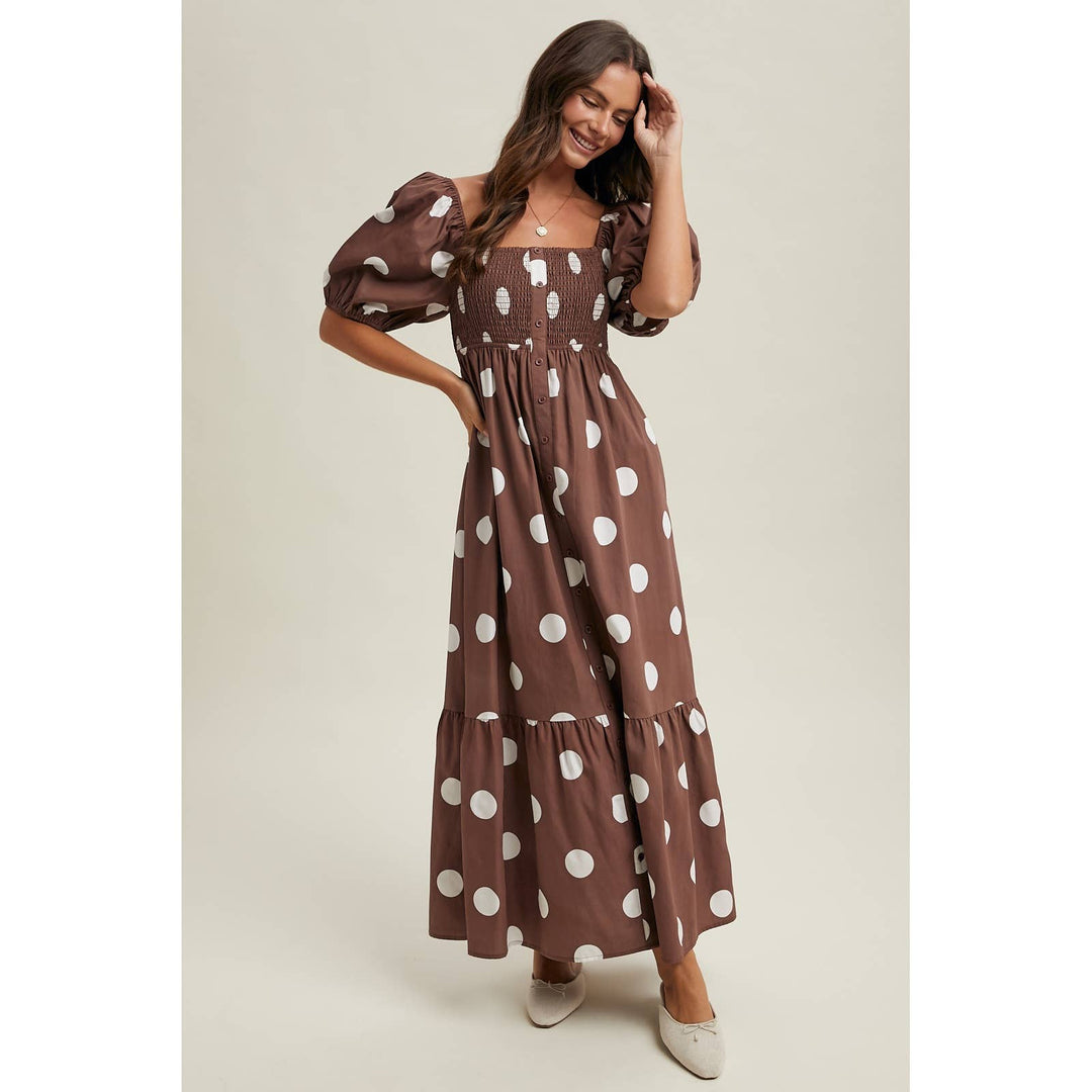 Choco Dot Dress