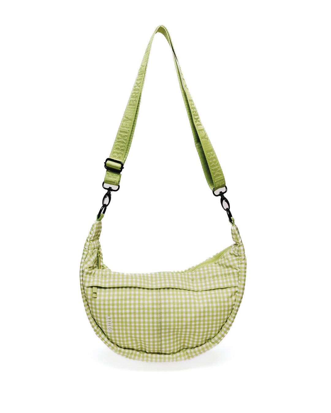 Picnic Plaid Crescent Bag|Brixley