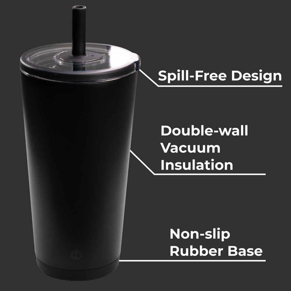 Black HydroJug 20oz Everyday Tumbler