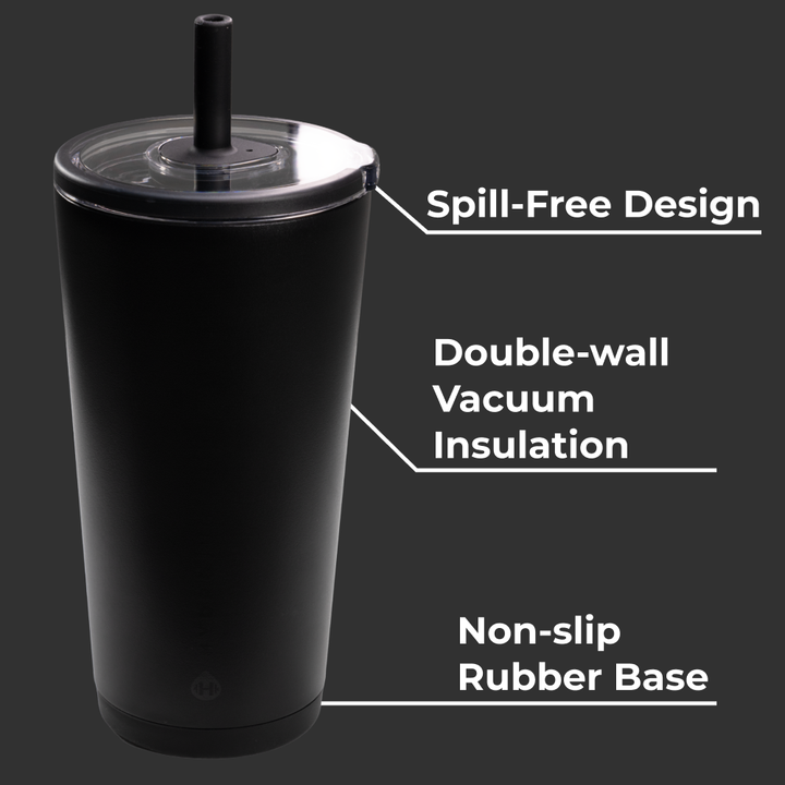 Black HydroJug 20oz Everyday Tumbler
