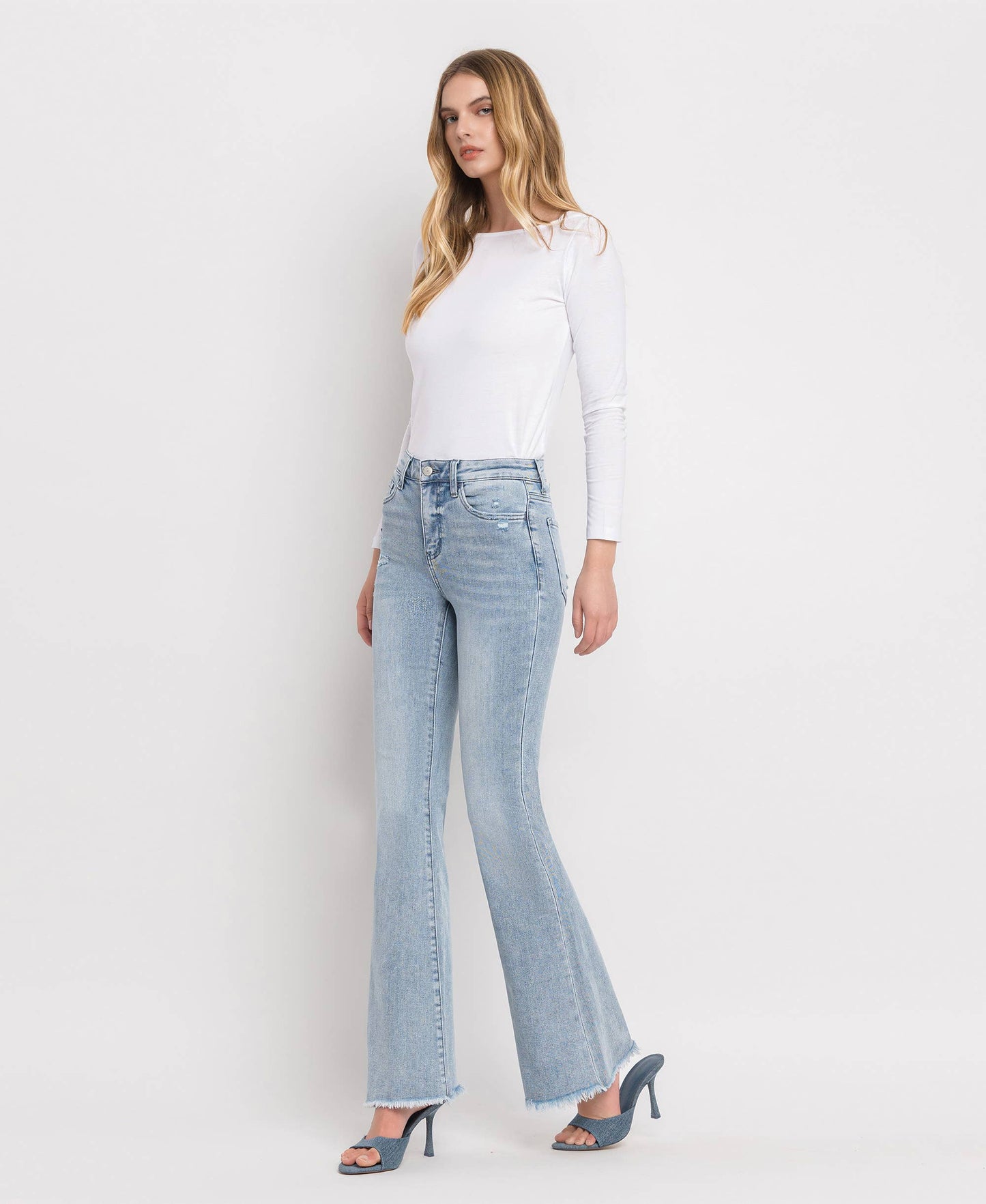 CLAIRE HIGH RISE CLASSIC FLARE JEANS