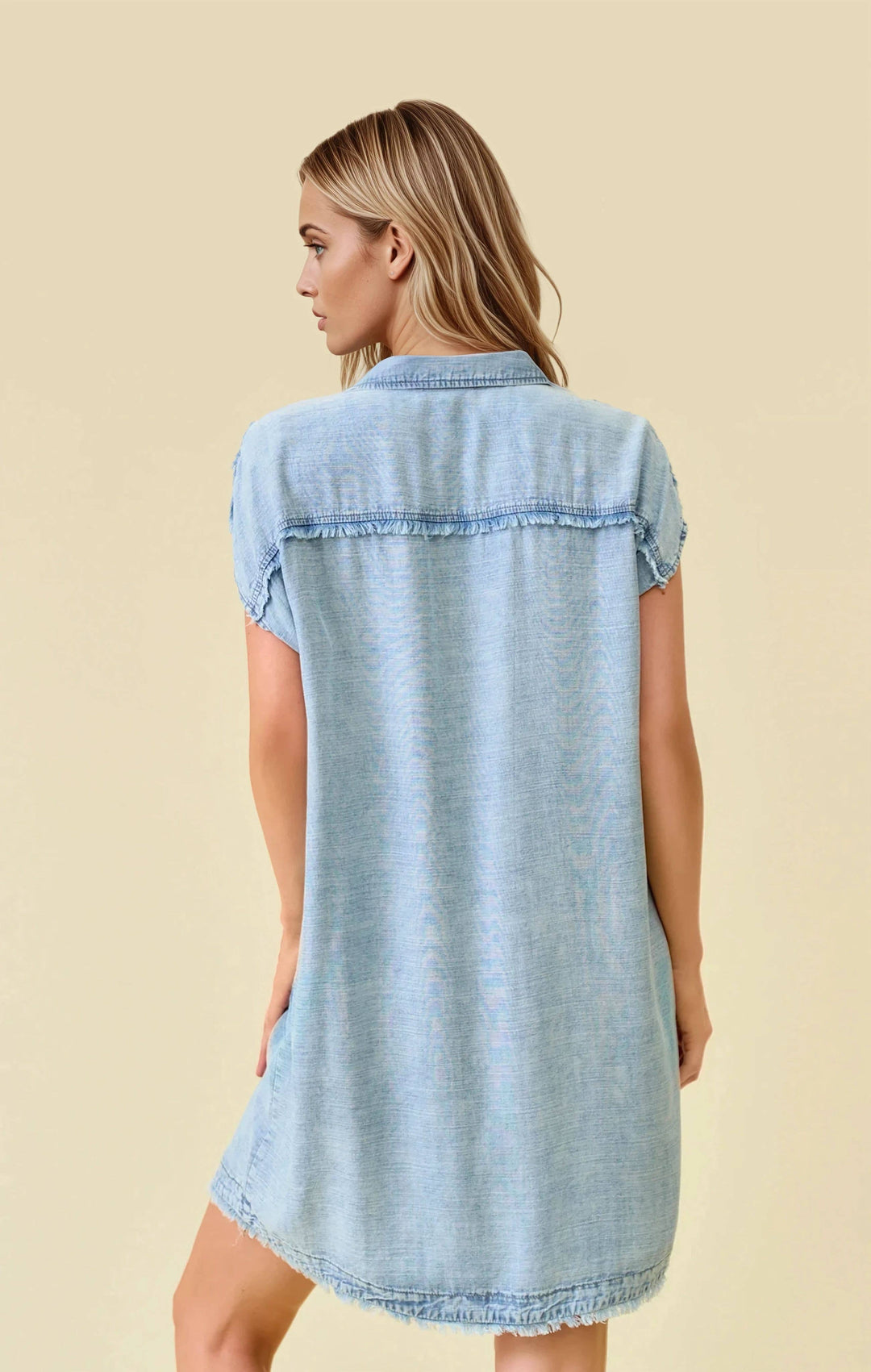 Tenley sleeve short mini dress
