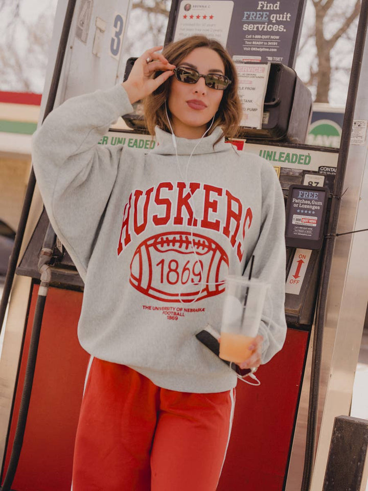 Huskers Roll Neck Sweatshirt