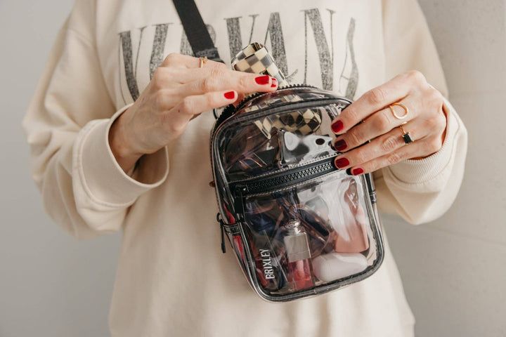 Black Clear Tint Crossbody Sling