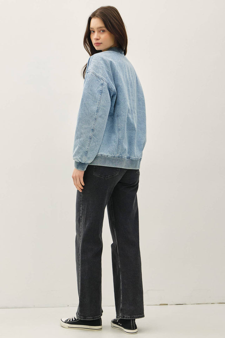 London denim feel bomber
