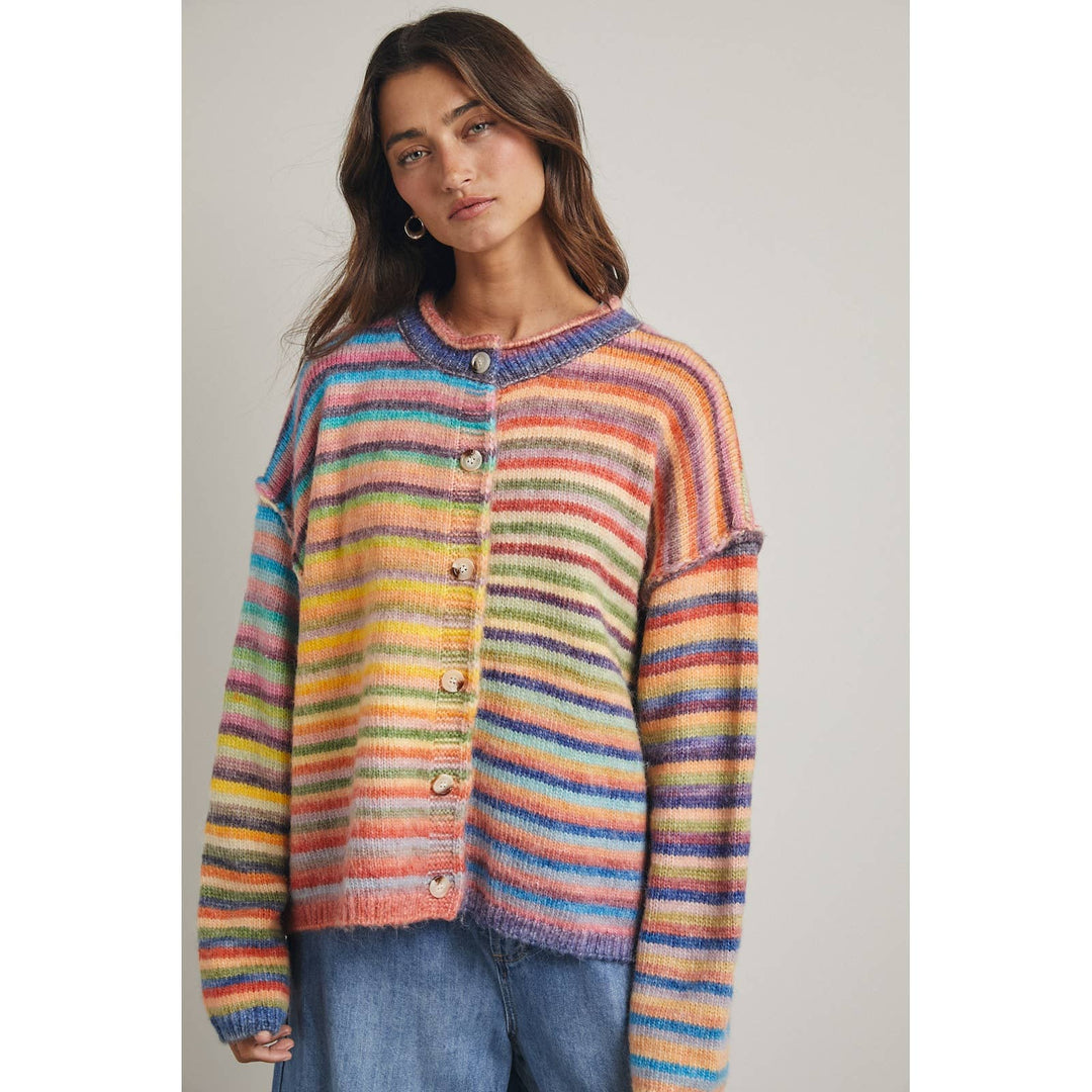 Judy Rainbow Cardigan