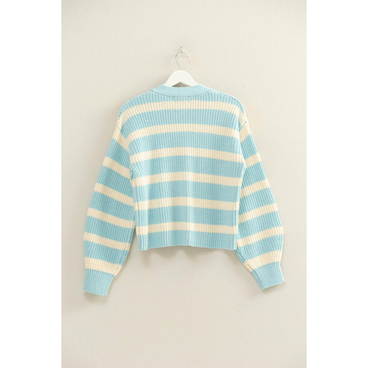 Sky Stripe Cardigan