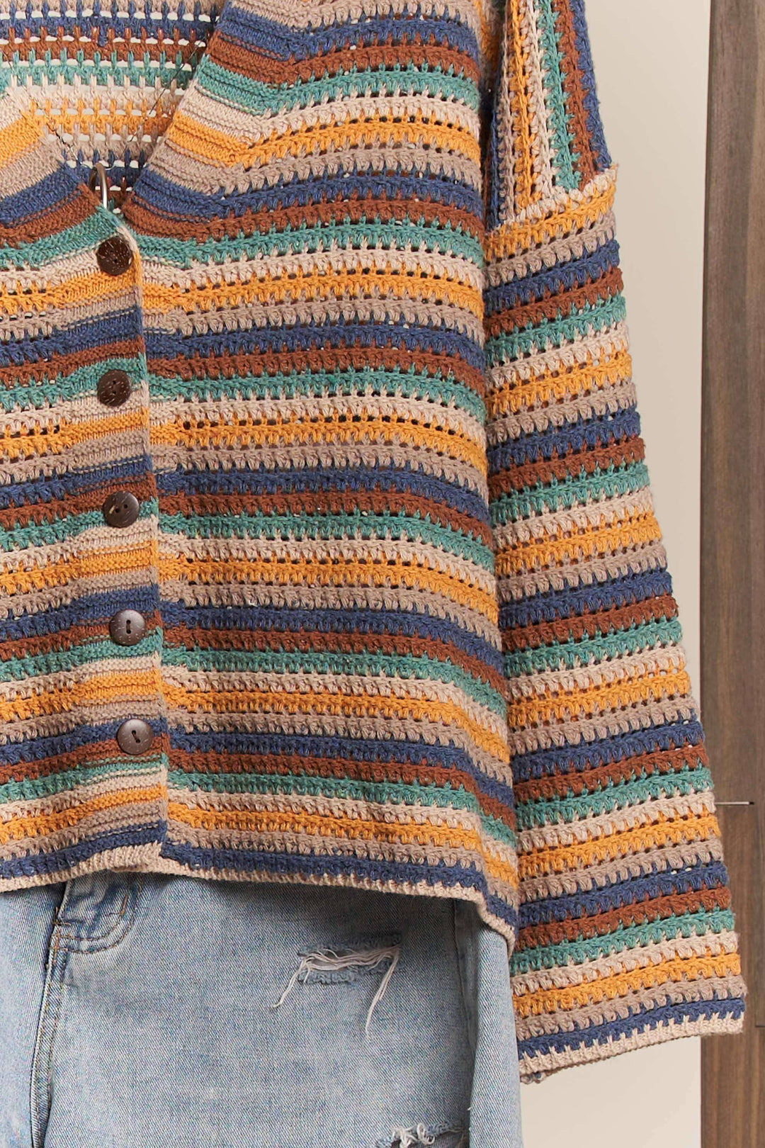 Mello Striped Cardigan