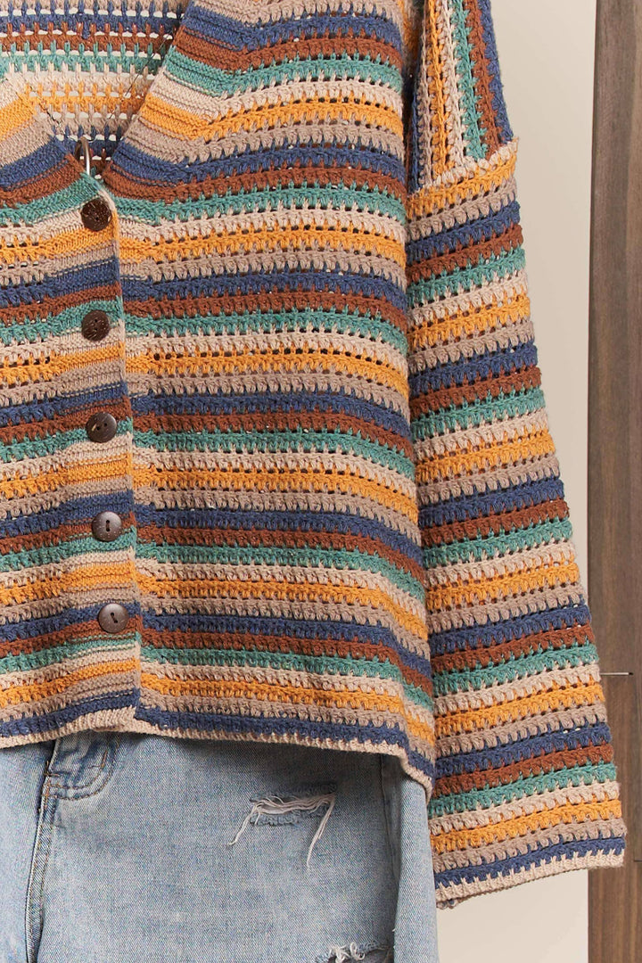 Mello Striped Cardigan