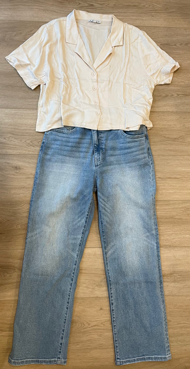 STROLLING THROUGH SUMMER OVERSIZED SHIRT
