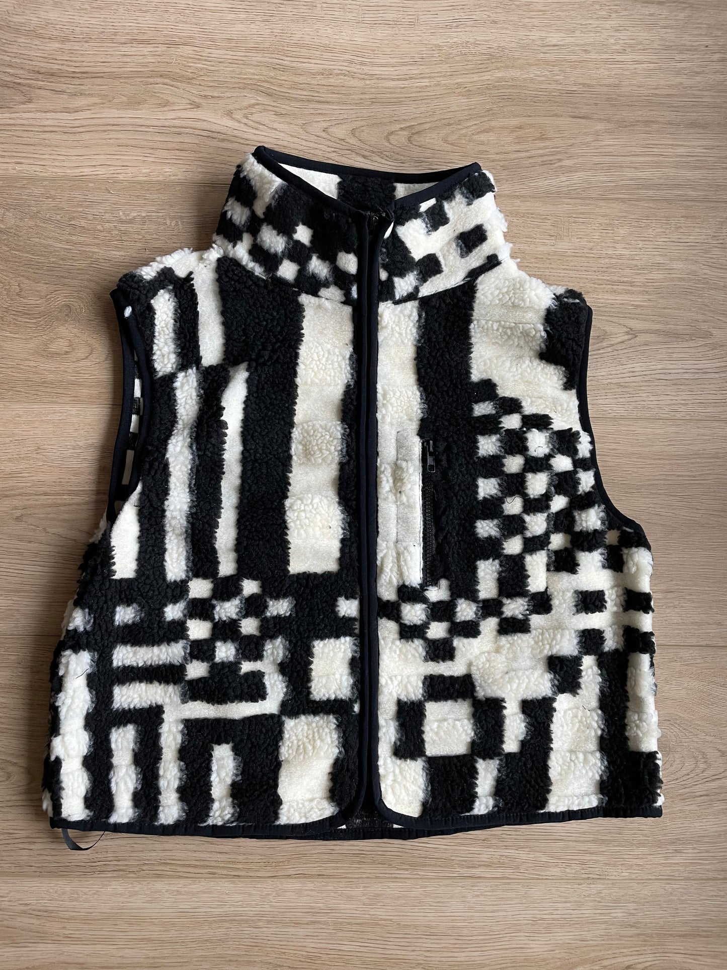 Checkered Flag Fleece Vest