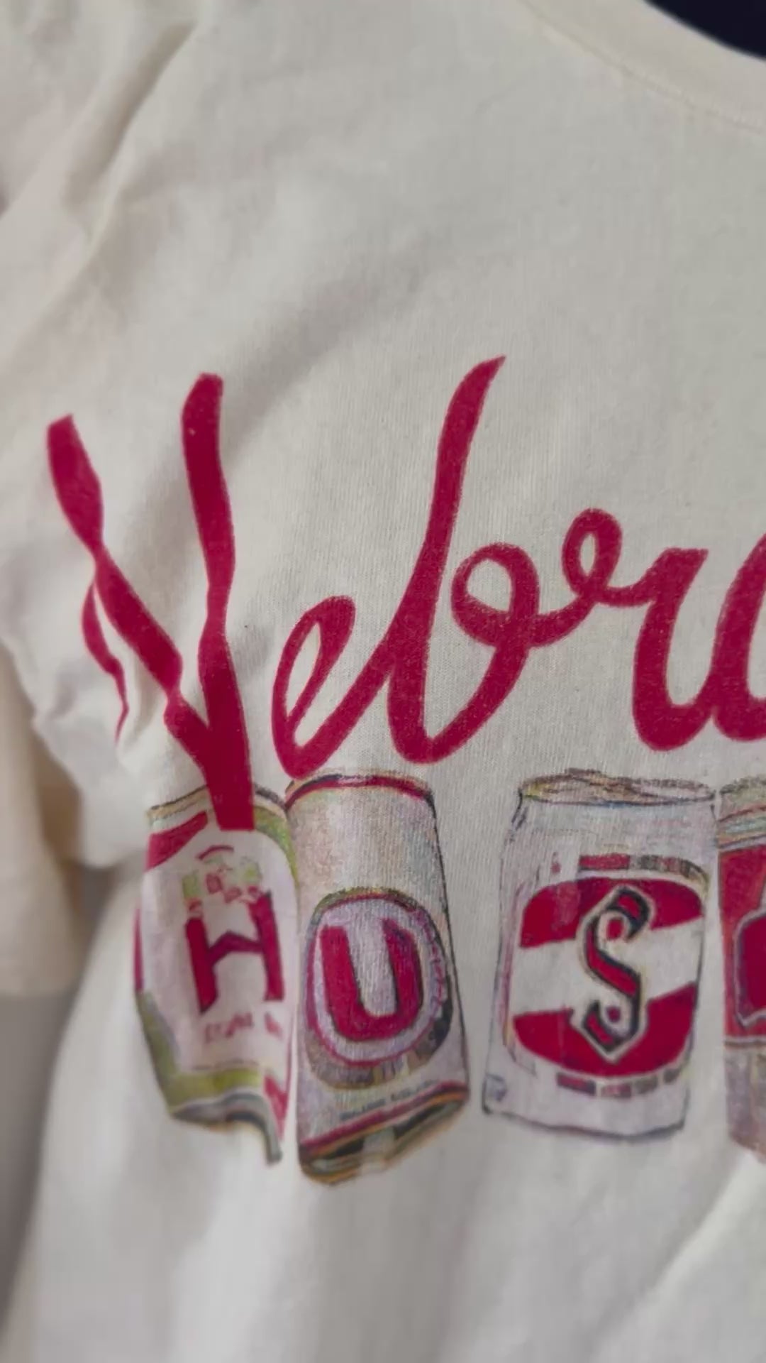Nebraska Beer Cans tee