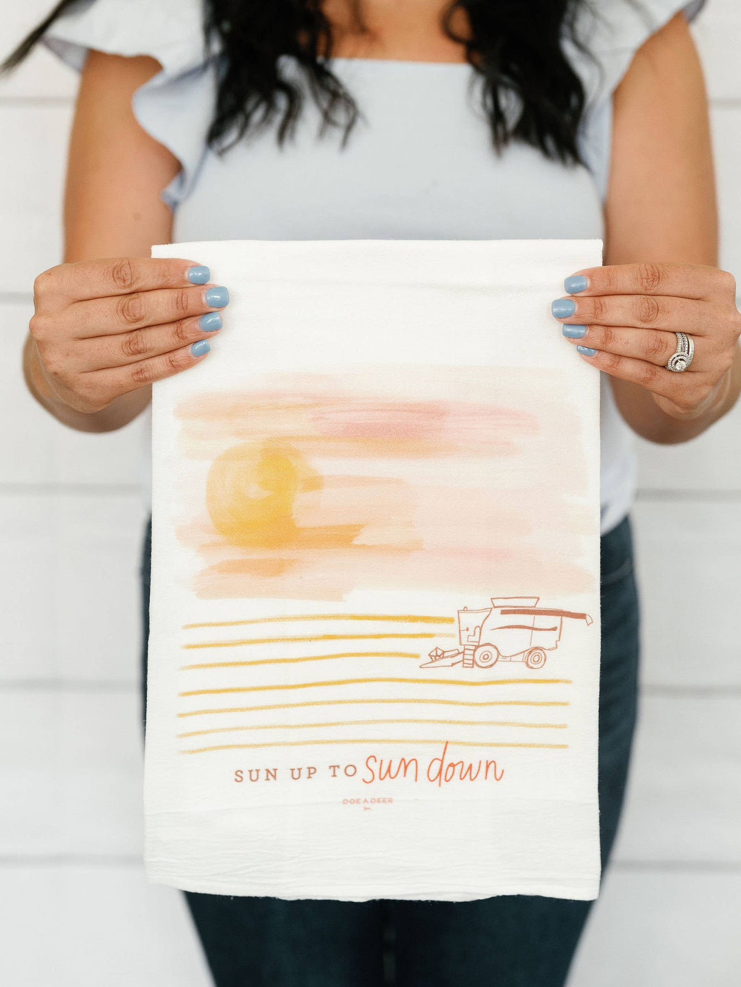 Sun Up to Sun Down - Harvest Flour Sack Towel