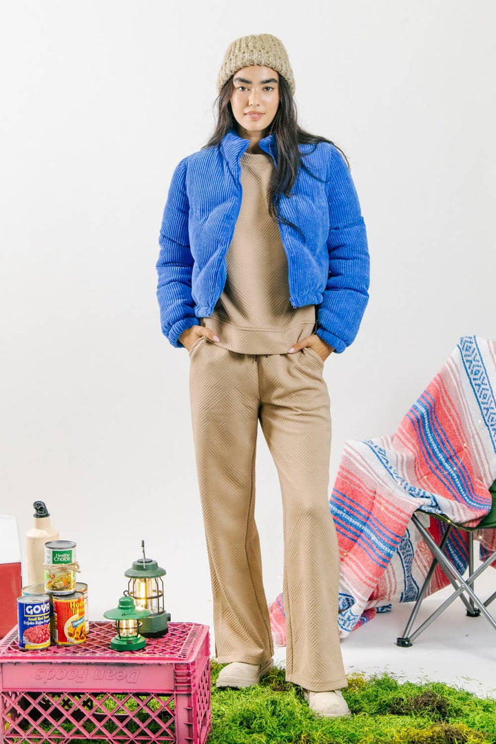 CORDUROY PUFFER JACKET