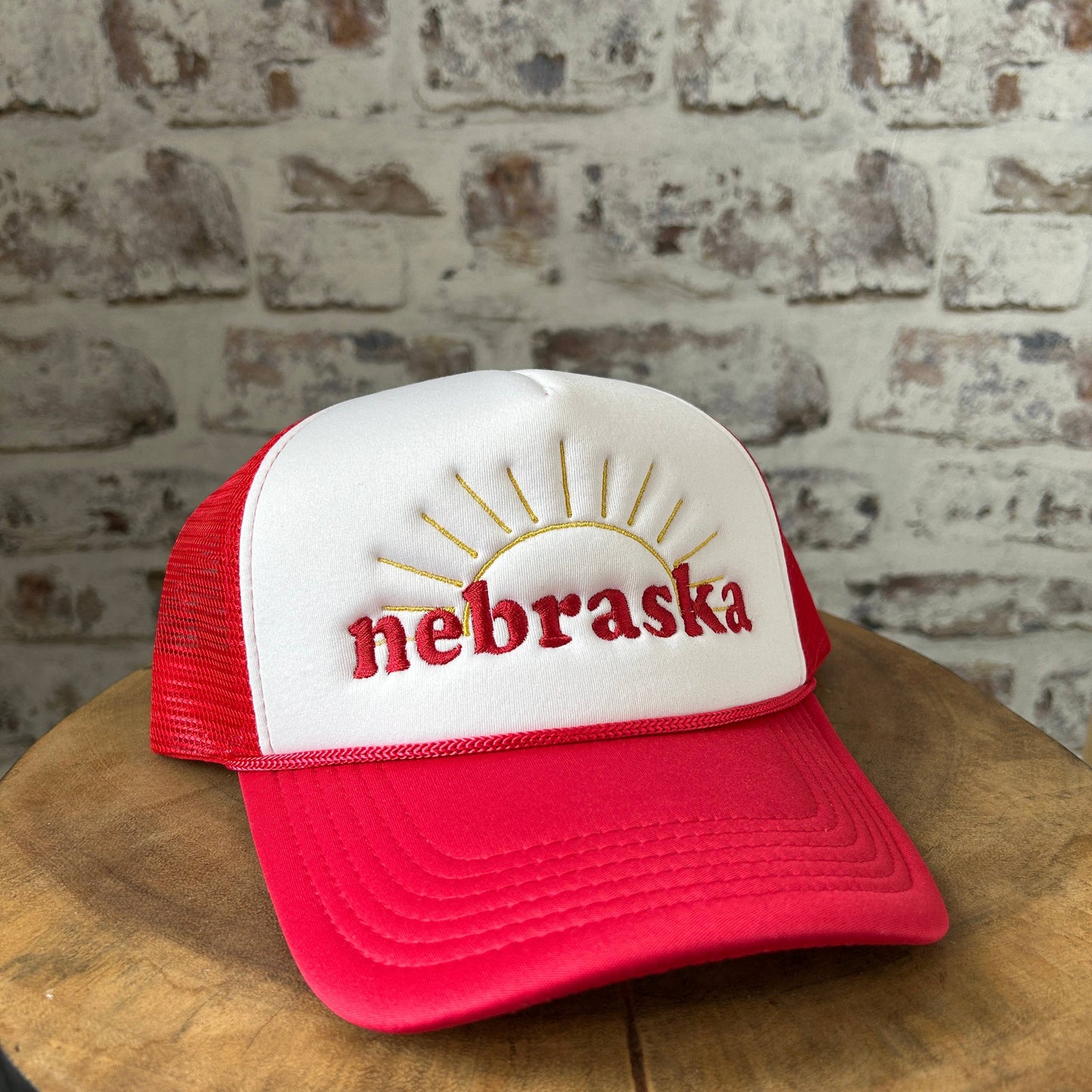 Nebraska Trucker Hat Embroidered