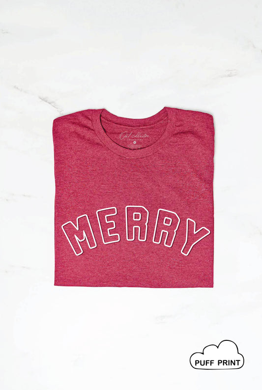 MERRY PUFF PRINT tee