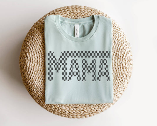 Retro Mama Checker Graphic Tee